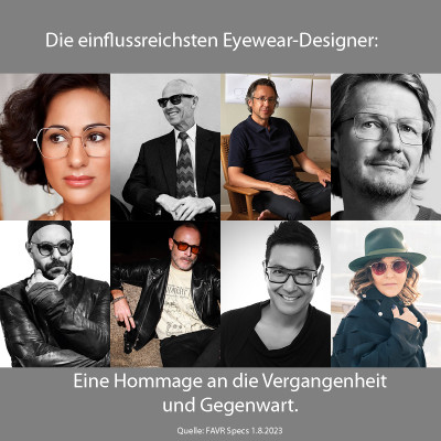 Titelfoto des FAVR Artikels über die einflussreichsten Eyewear-Designer